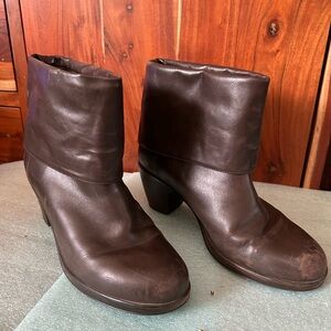 DANSKO Brown Leather Ankle Boots